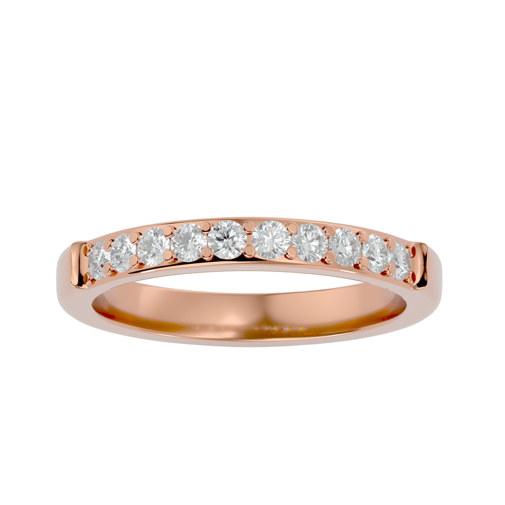 Band ring model 3D print model_3