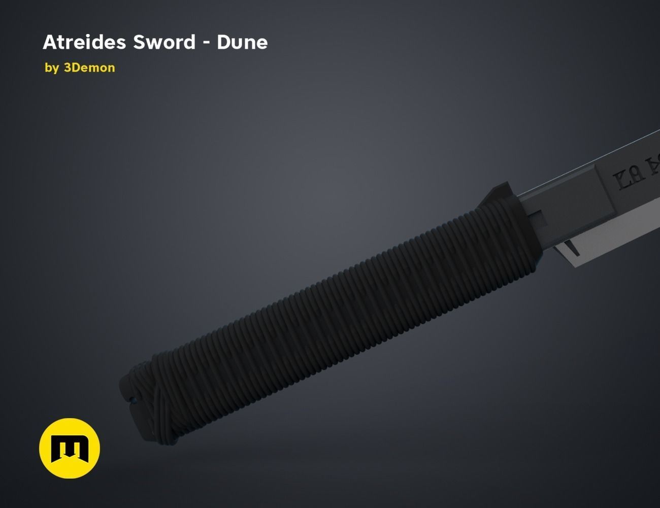 Atreides Sword 4 - Dune 3D print model_4