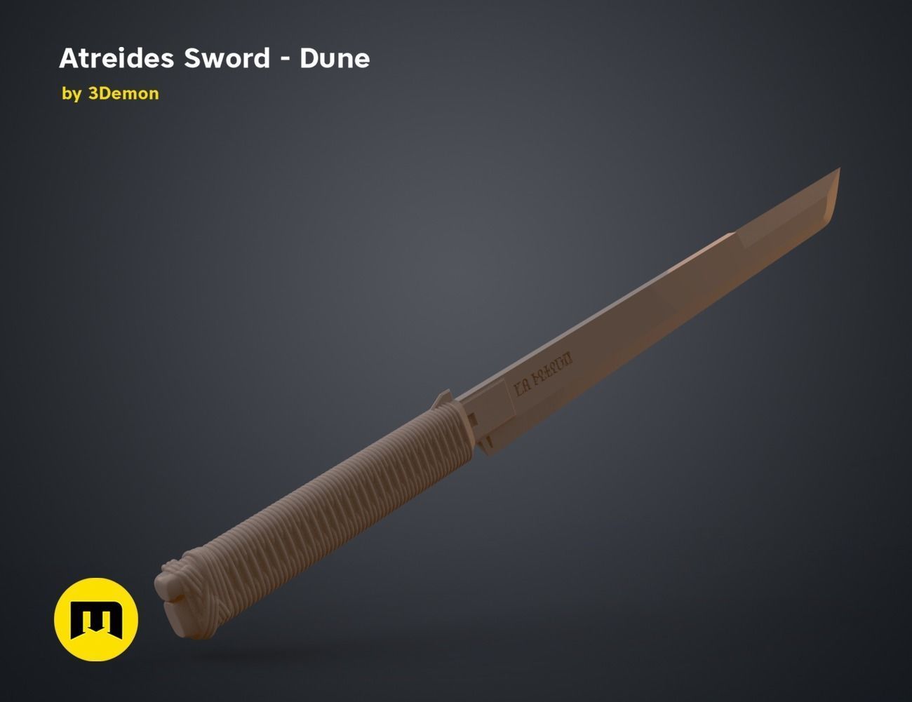 Atreides Sword 4 - Dune 3D print model_7