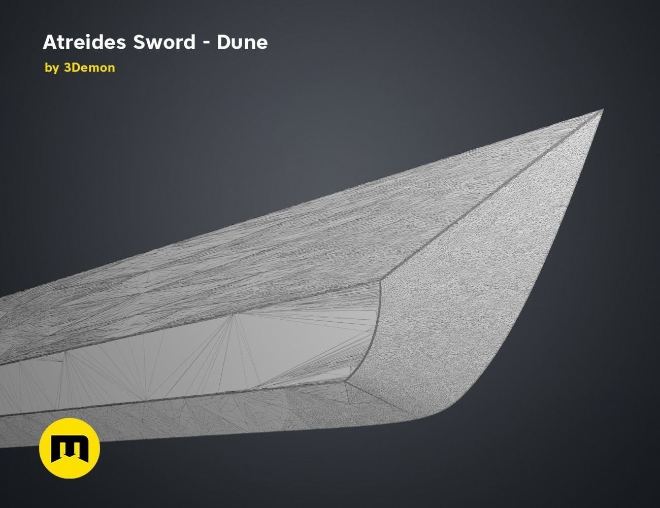 Atreides Sword 4 - Dune 3D print model_10