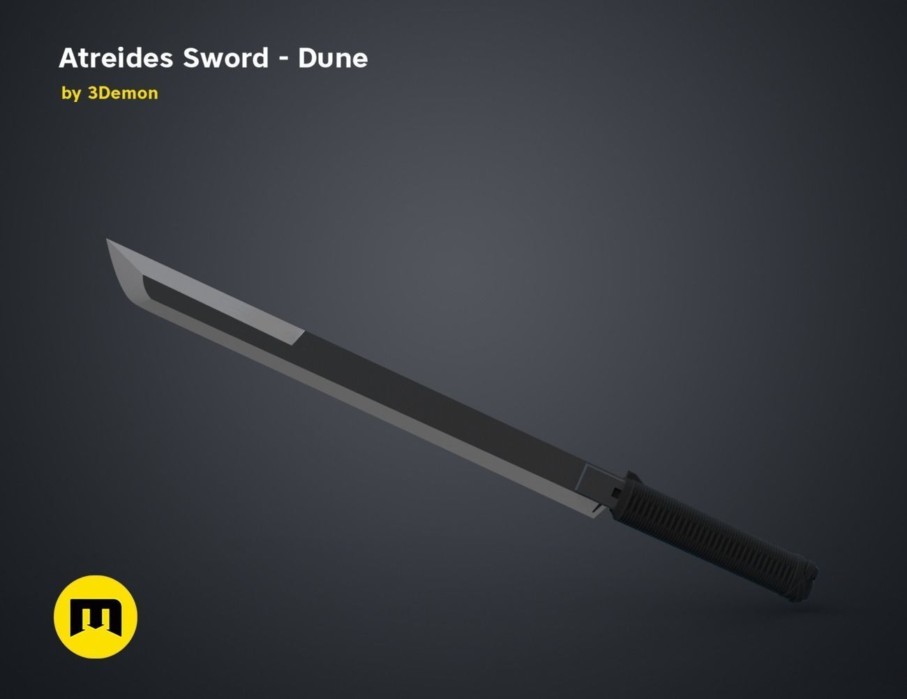 Atreides Sword 4 - Dune 3D print model_1