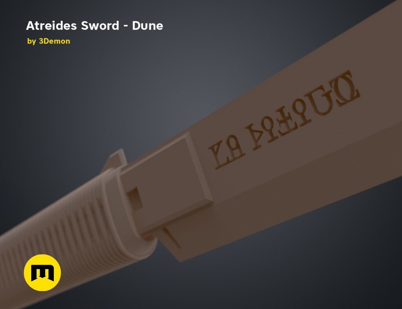 Atreides Sword 4 - Dune 3D print model_8