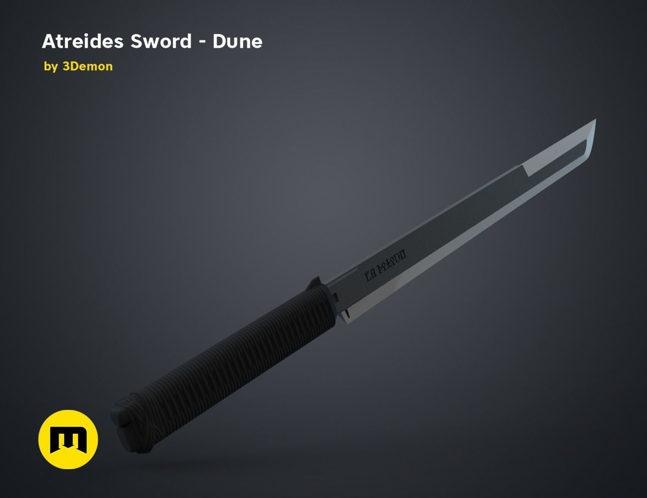 Atreides Sword 4 - Dune 3D print model_2