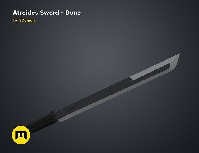 Atreides Sword 4 - Dune 3D print model