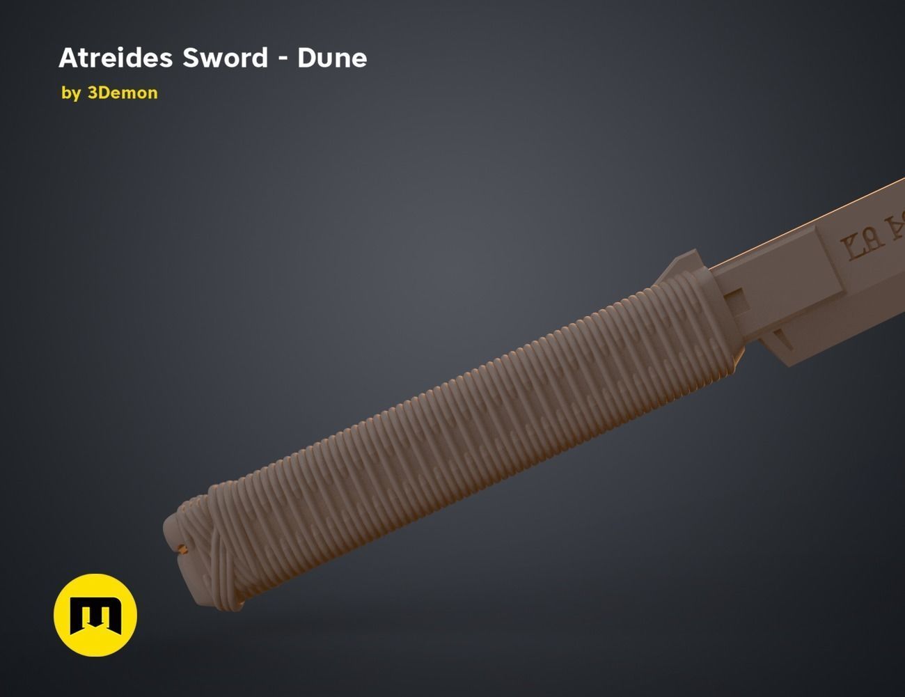 Atreides Sword 4 - Dune 3D print model_9