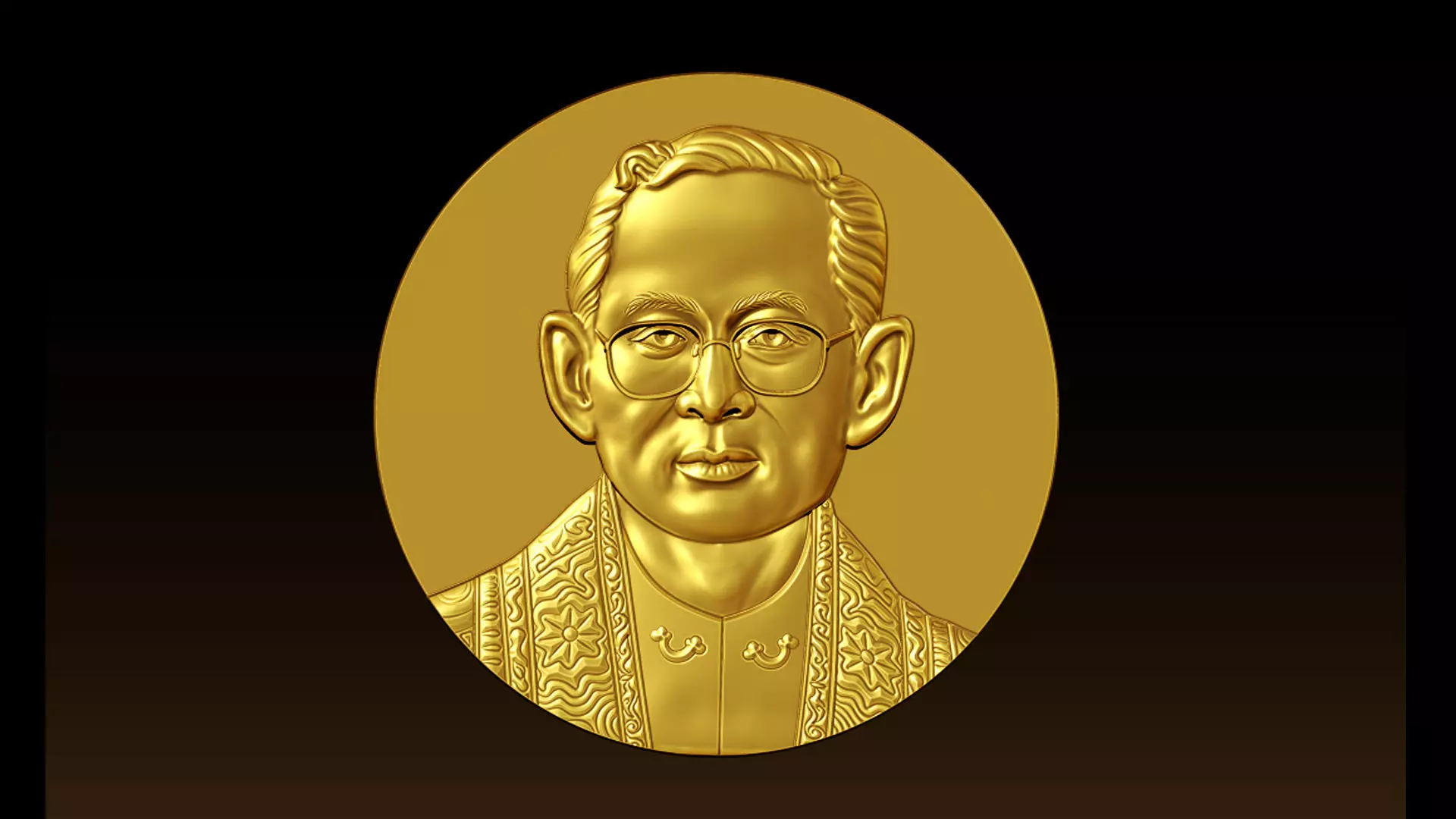 Thailand King Bhumibol 3D print model