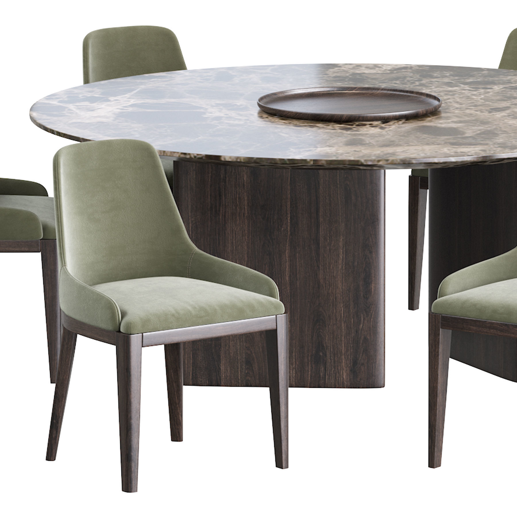 Cleo Chair and Dining table 3D model_13