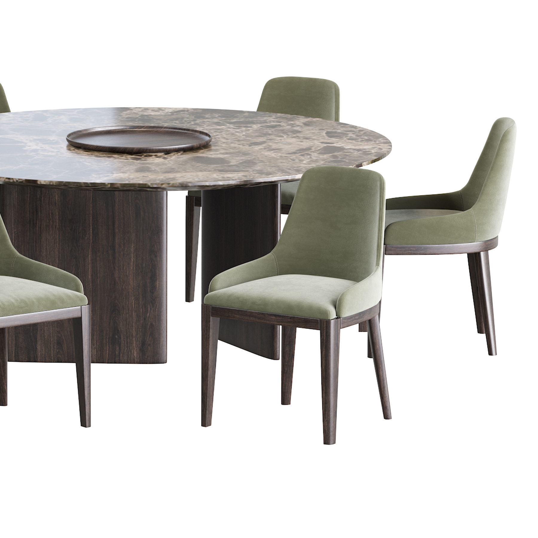 Cleo Chair and Dining table 3D model_11