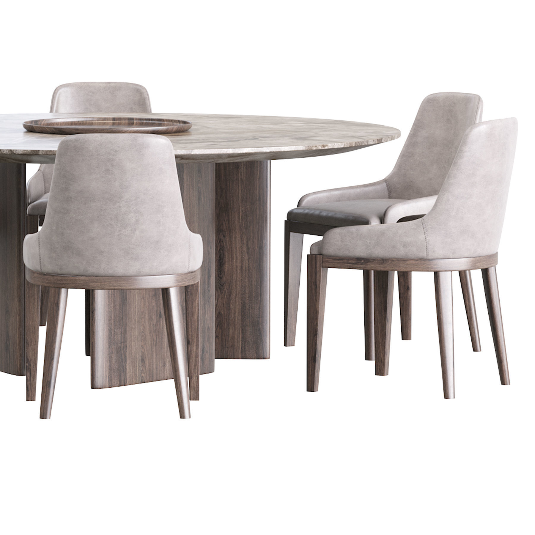 Cleo Chair and Dining table 3D model_20