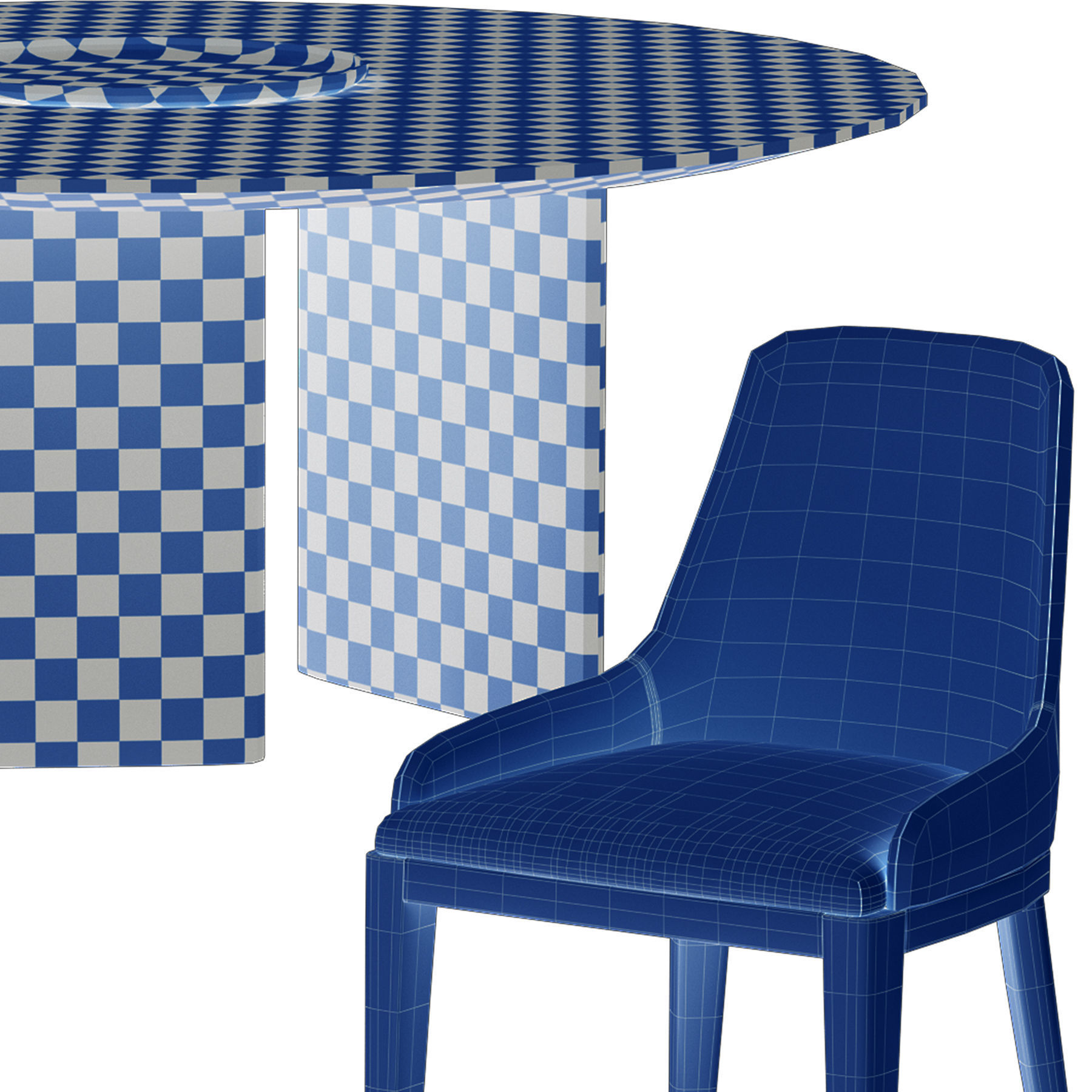 Cleo Chair and Dining table 3D model_18