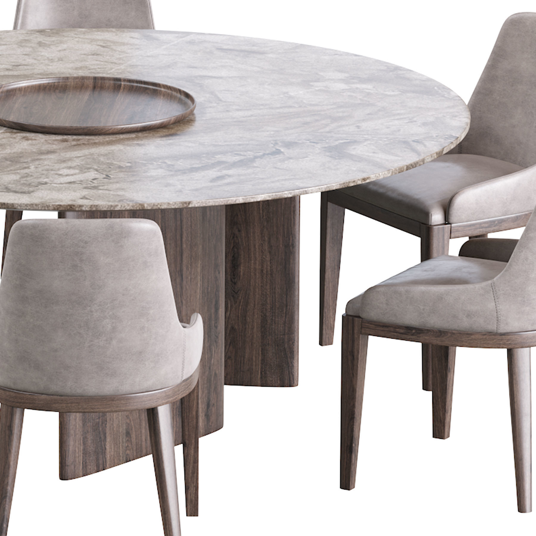 Cleo Chair and Dining table 3D model_9