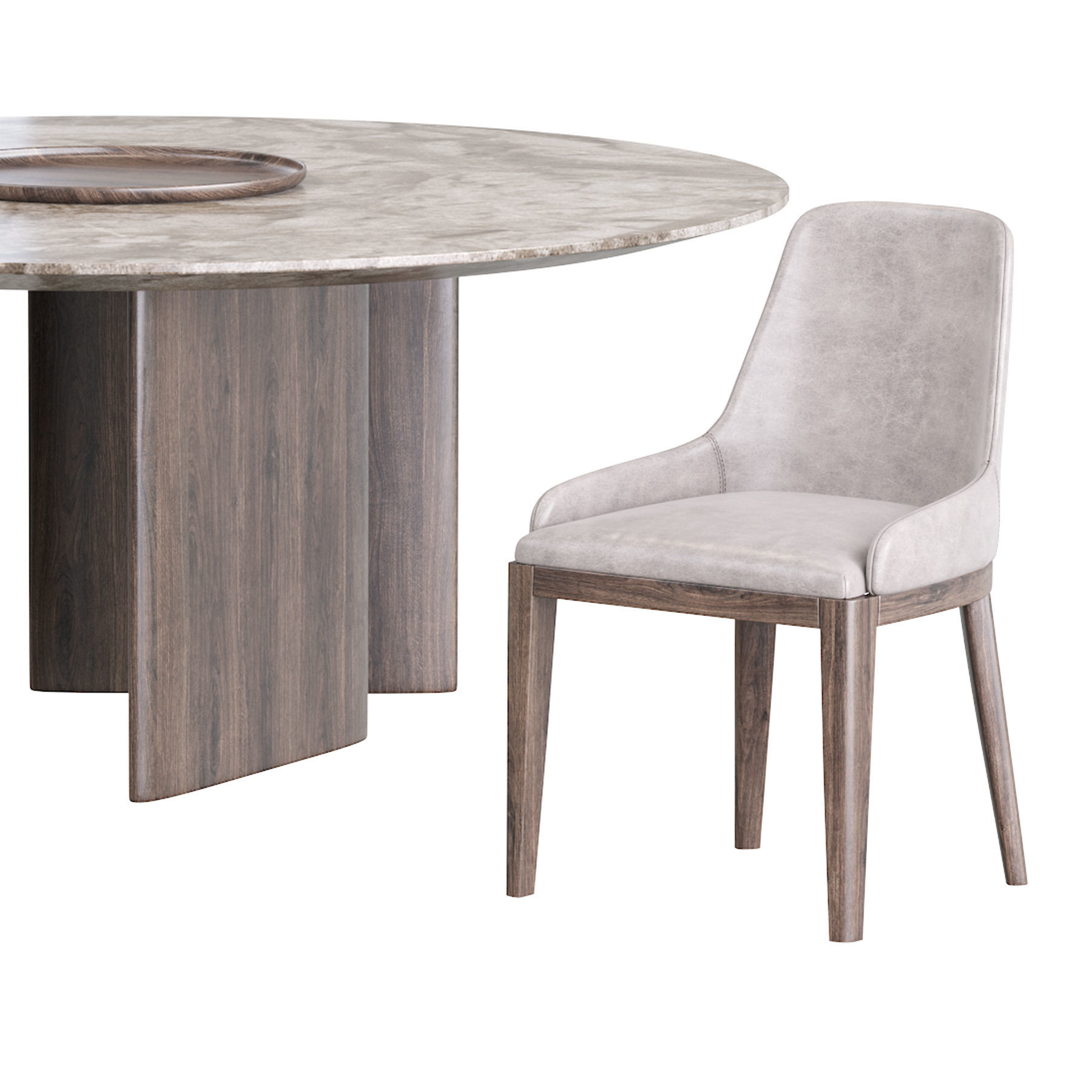 Cleo Chair and Dining table 3D model_24