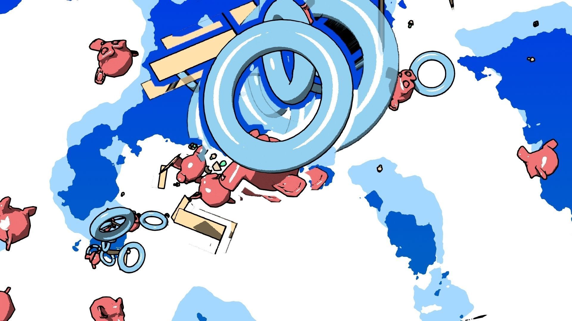 For Anime in Blender - Motion Smear - Multiples Free 3D model_4