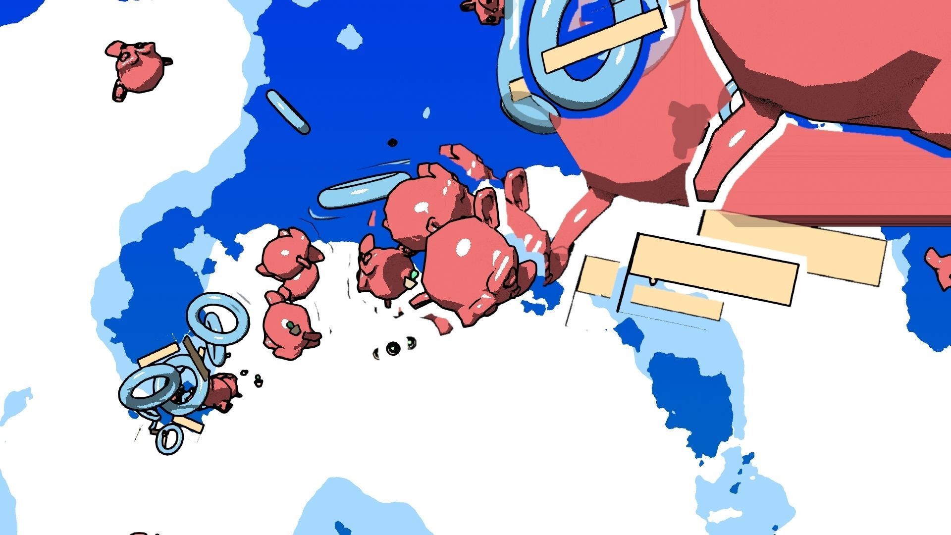 For Anime in Blender - Motion Smear - Multiples Free 3D model_17