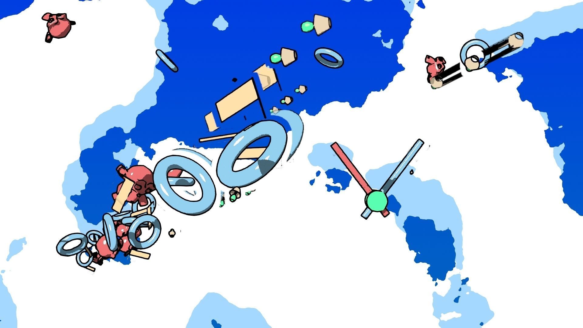 For Anime in Blender - Motion Smear - Multiples Free 3D model_36