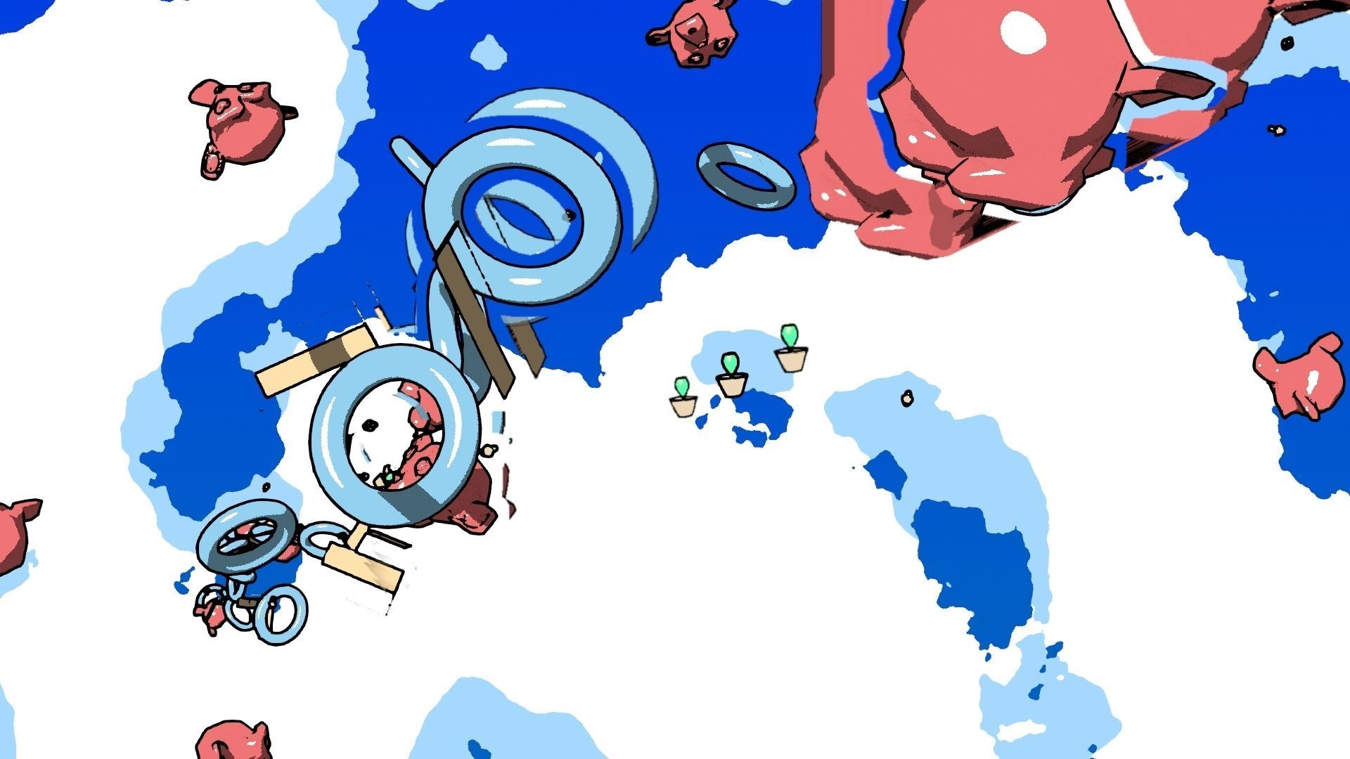 For Anime in Blender - Motion Smear - Multiples Free 3D model_8