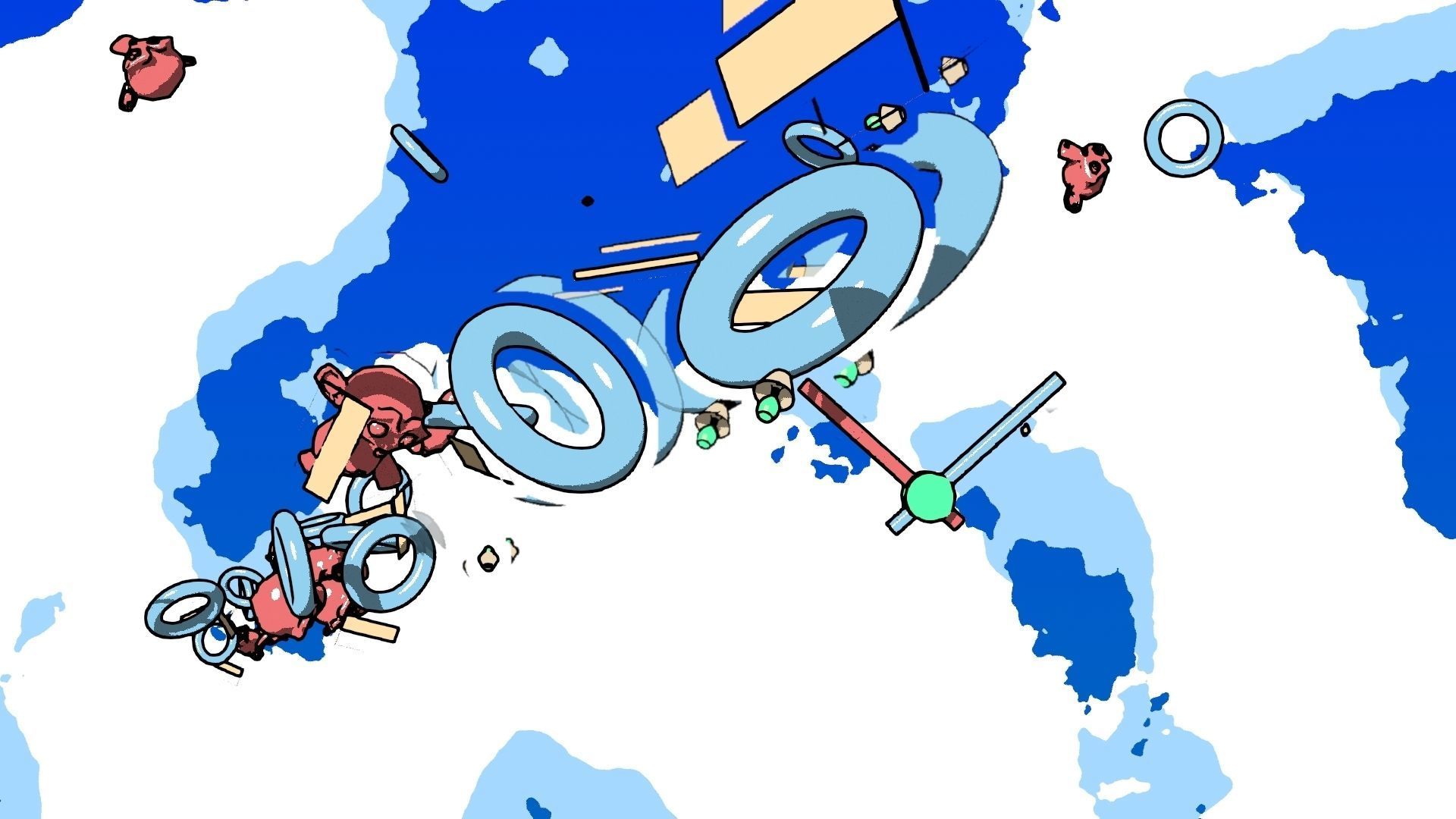 For Anime in Blender - Motion Smear - Multiples Free 3D model_34