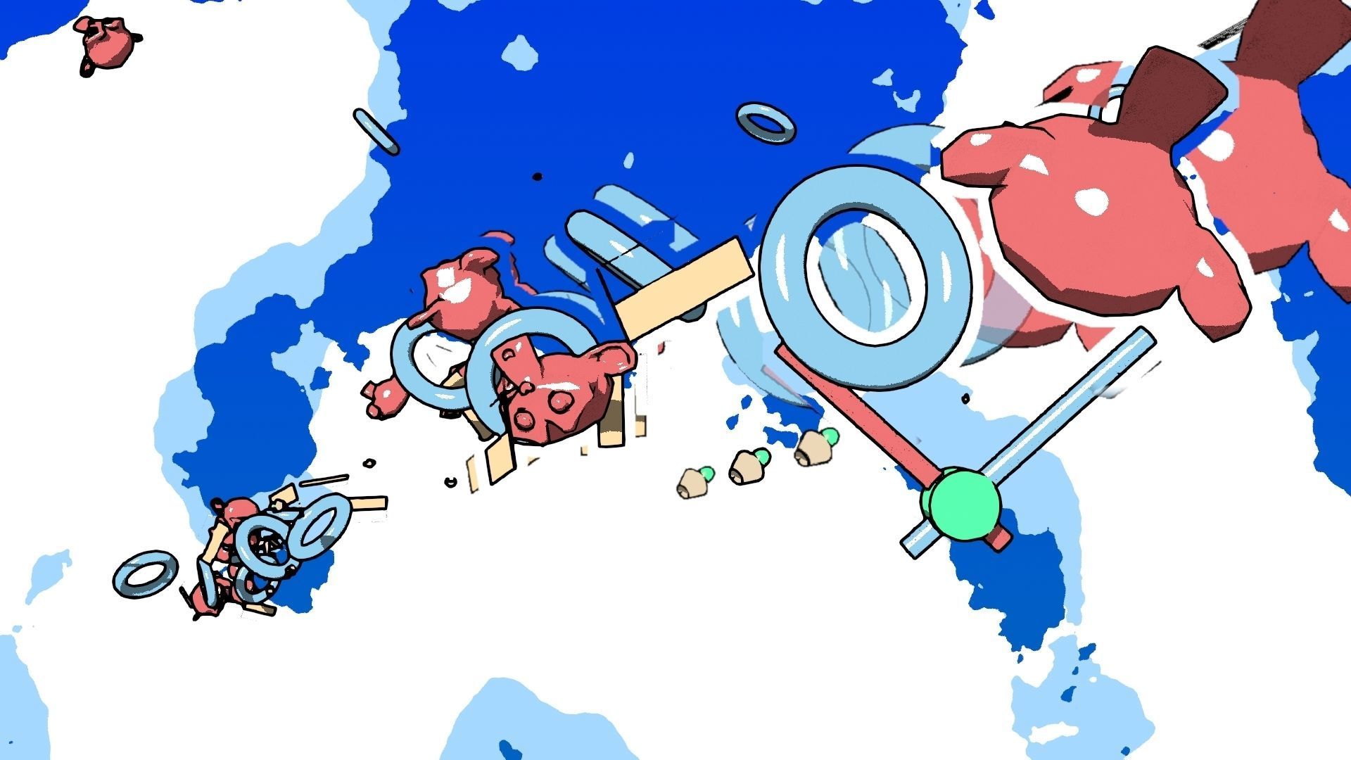 For Anime in Blender - Motion Smear - Multiples Free 3D model_50