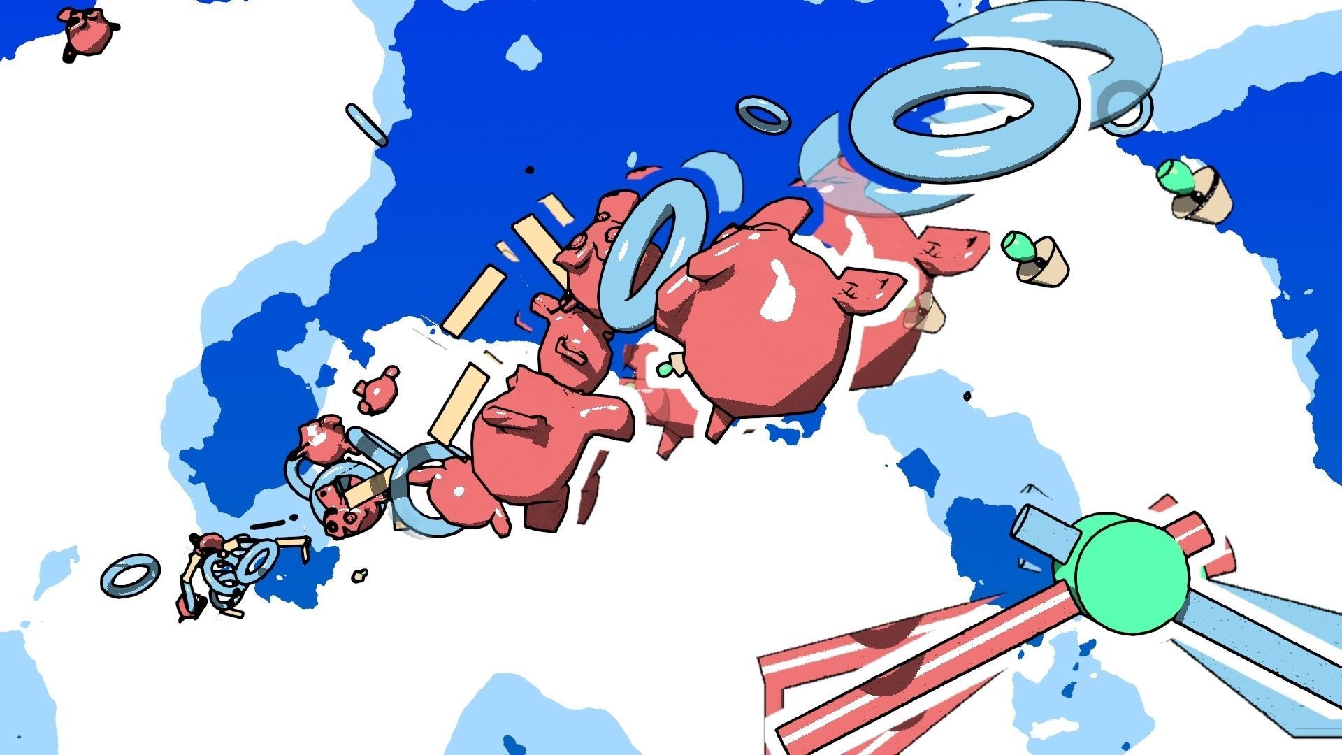 For Anime in Blender - Motion Smear - Multiples Free 3D model_65