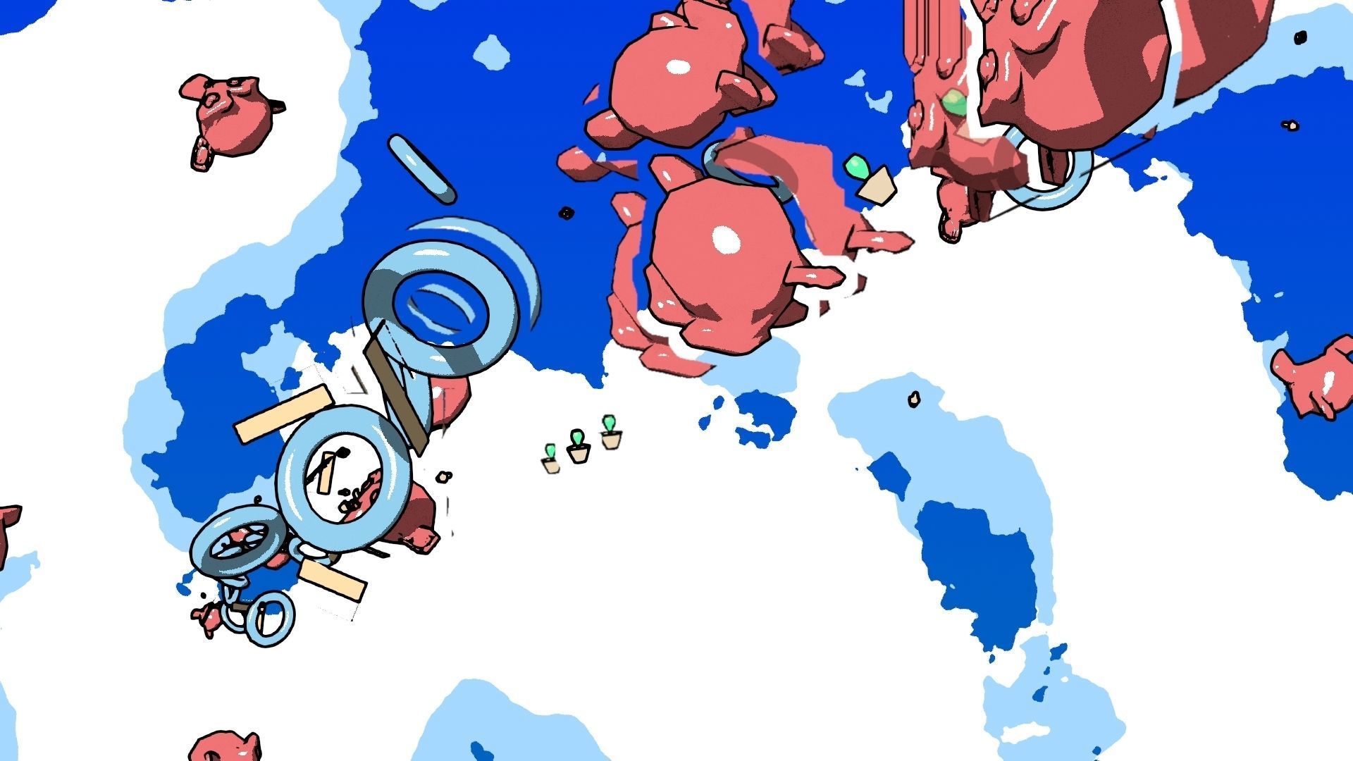 For Anime in Blender - Motion Smear - Multiples Free 3D model_10