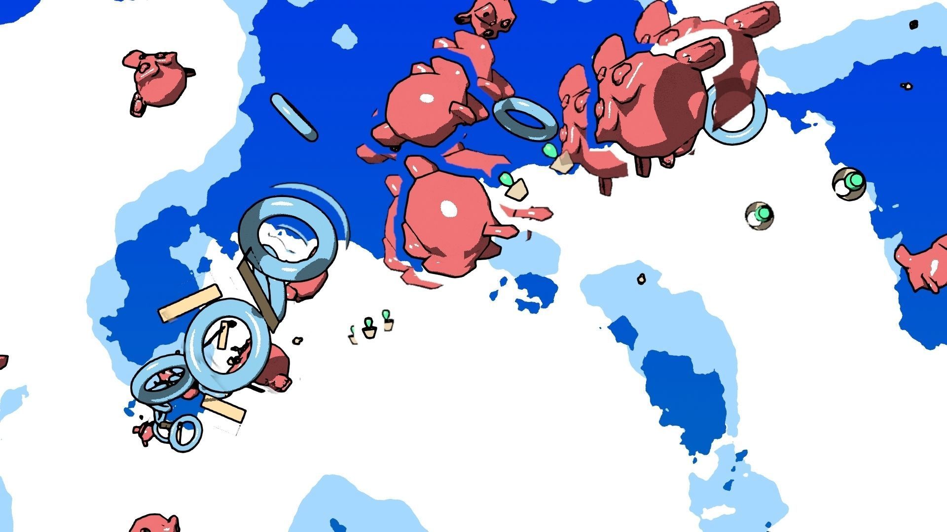 For Anime in Blender - Motion Smear - Multiples Free 3D model_11