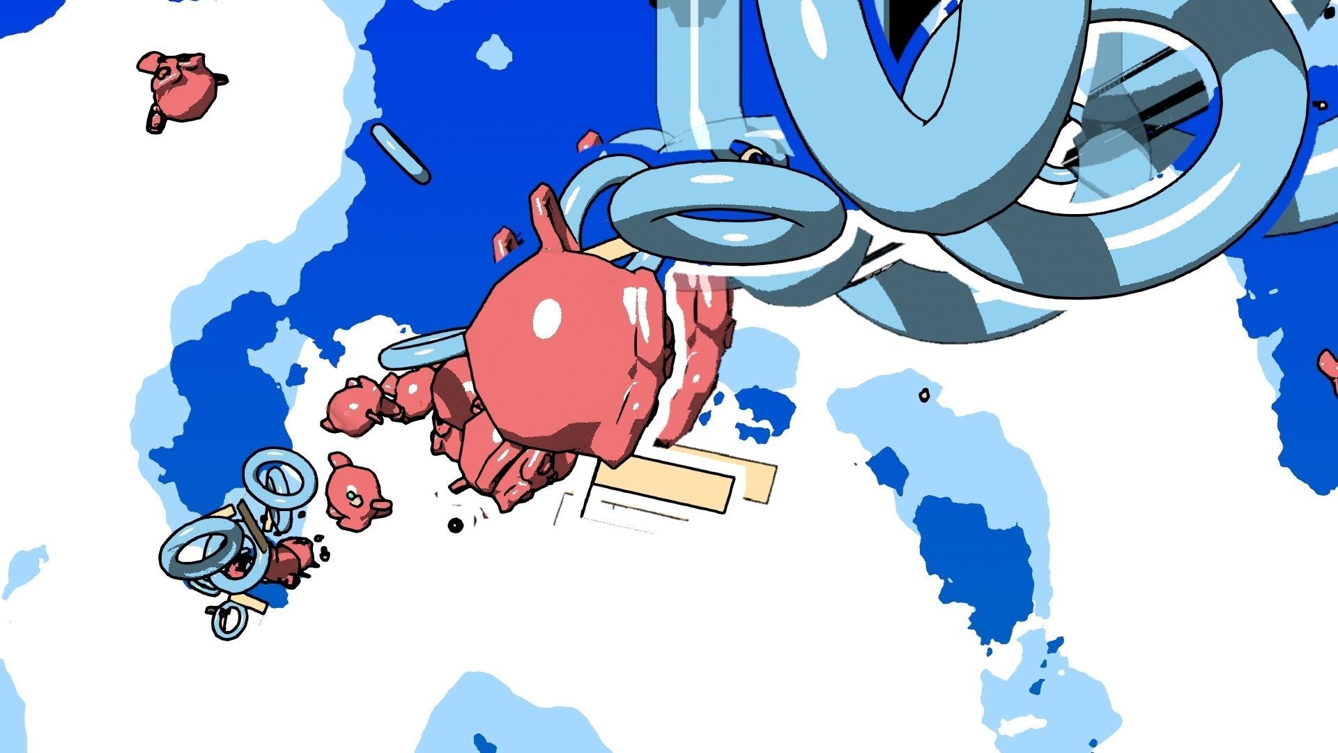 For Anime in Blender - Motion Smear - Multiples Free 3D model_20