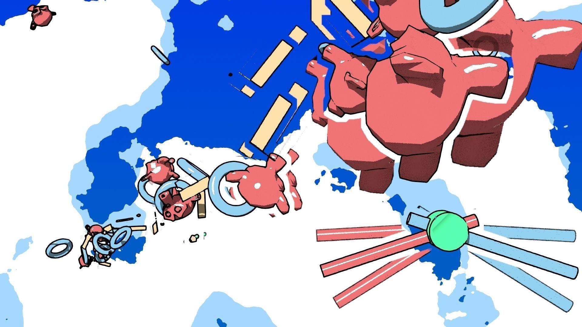 For Anime in Blender - Motion Smear - Multiples Free 3D model_56