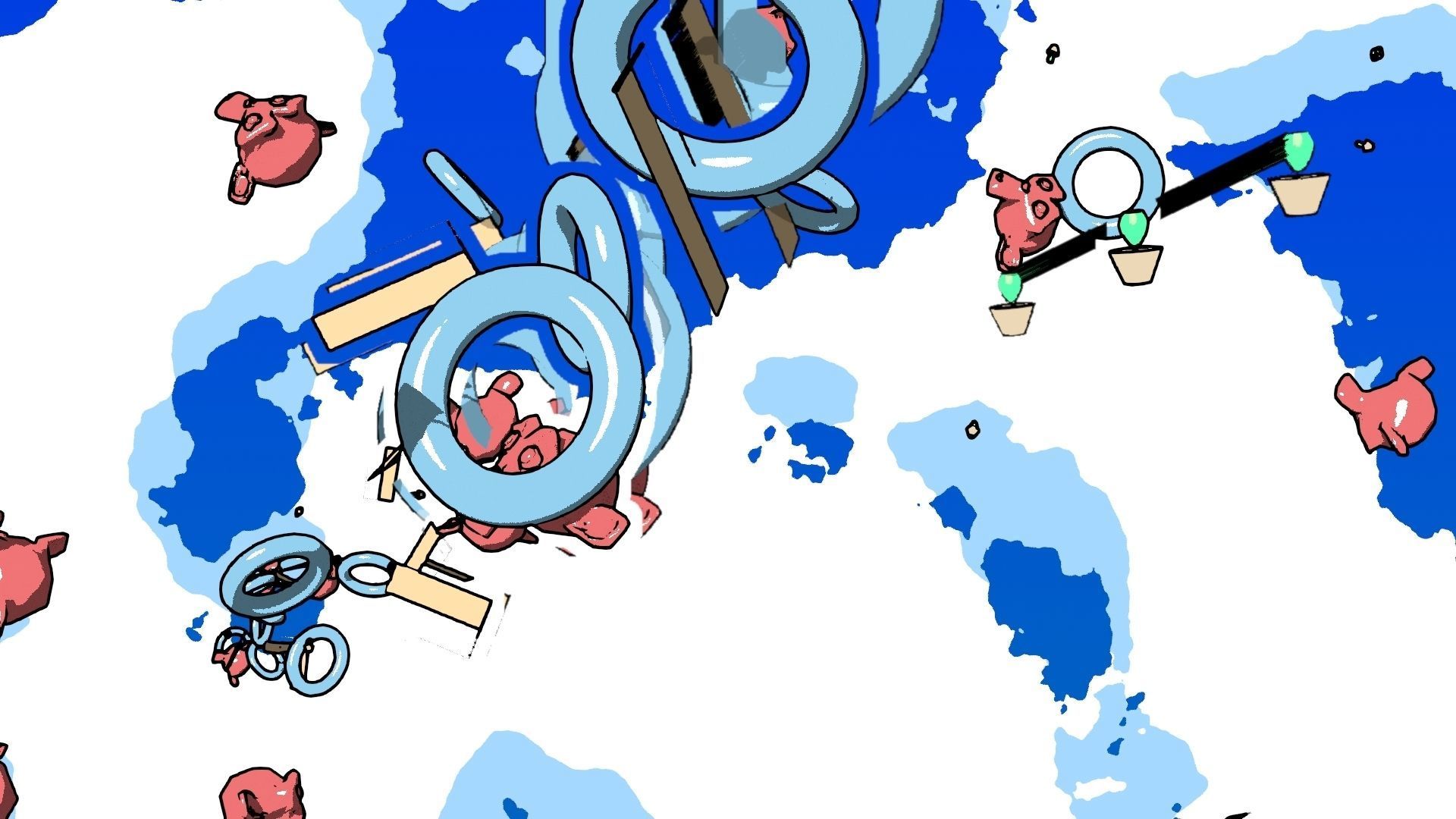 For Anime in Blender - Motion Smear - Multiples Free 3D model_6