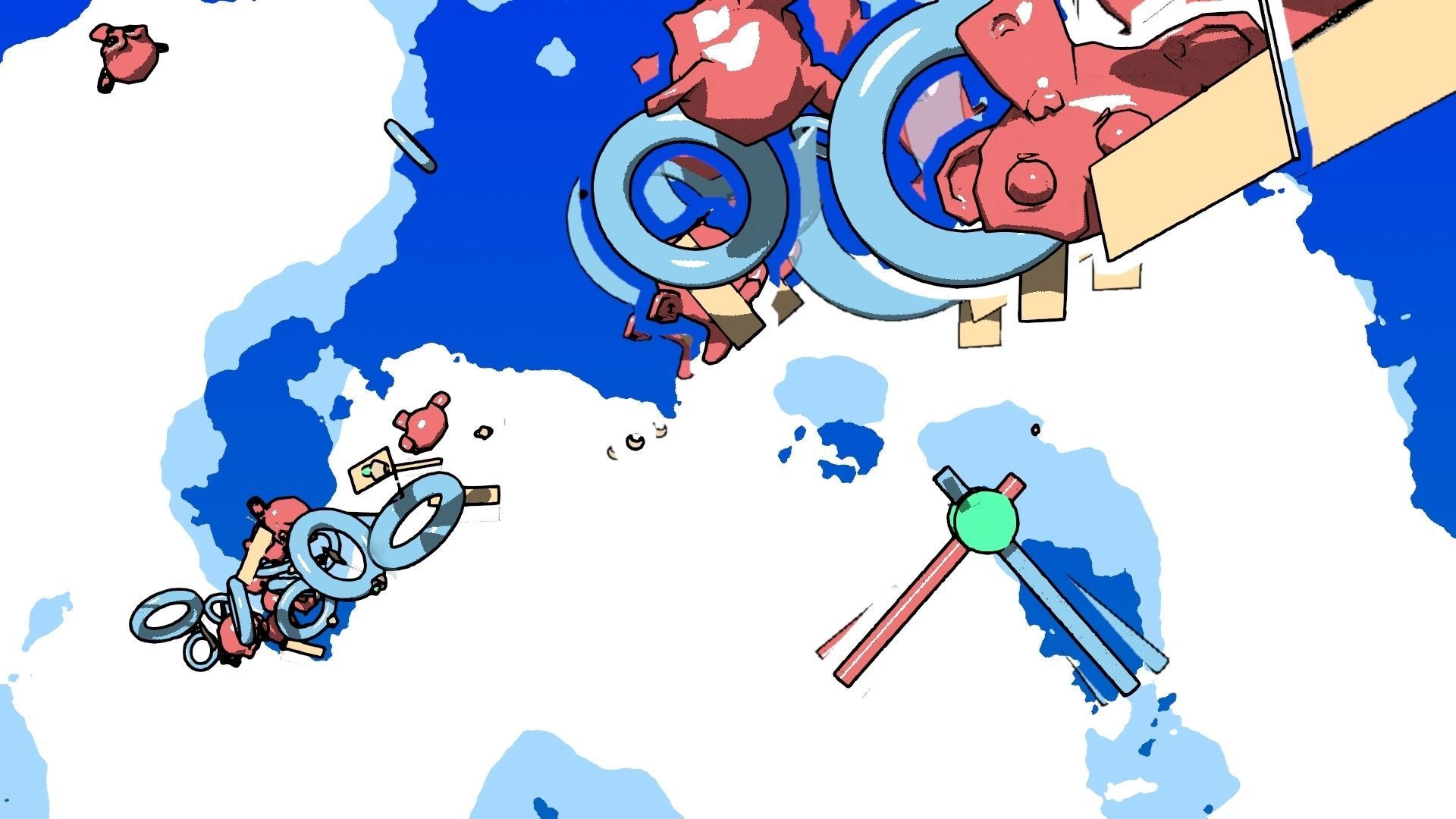 For Anime in Blender - Motion Smear - Multiples Free 3D model_44