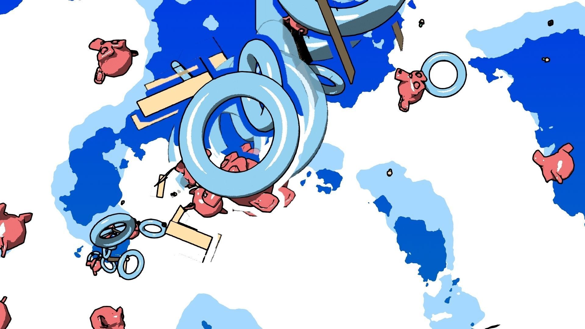 For Anime in Blender - Motion Smear - Multiples Free 3D model_5