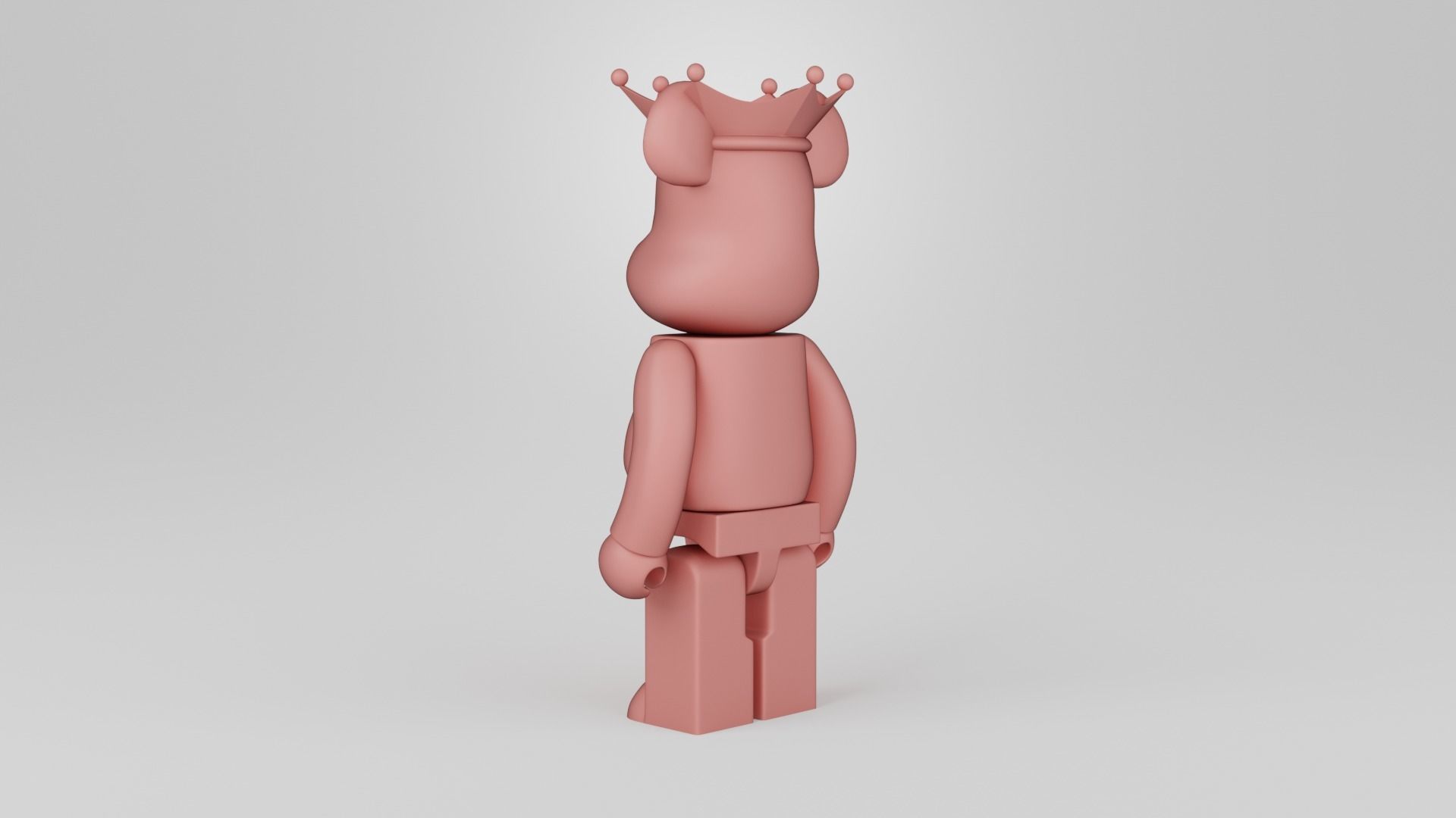 Bearbrick King 3D print model_7