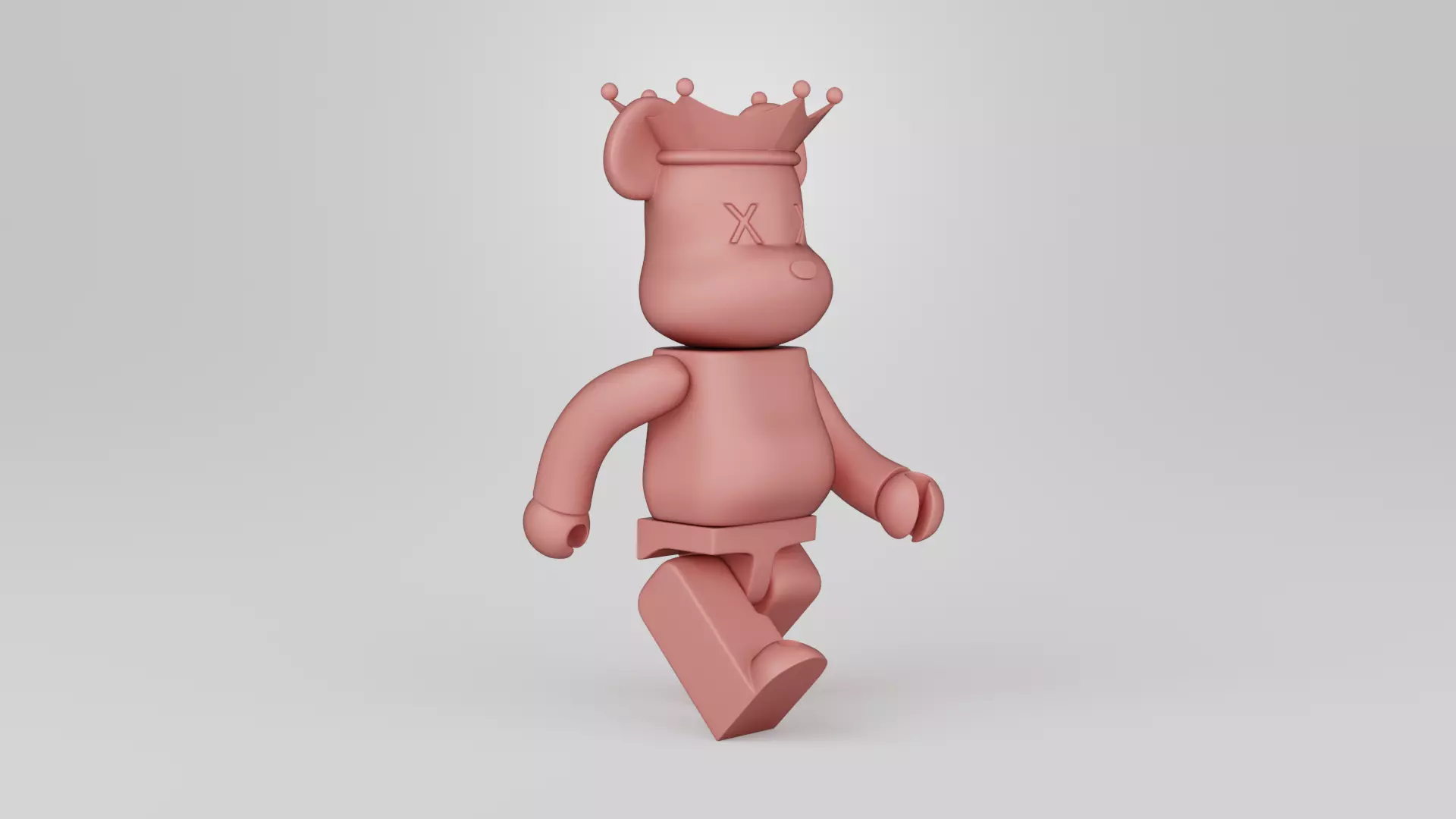 Bearbrick King 3D print model_0