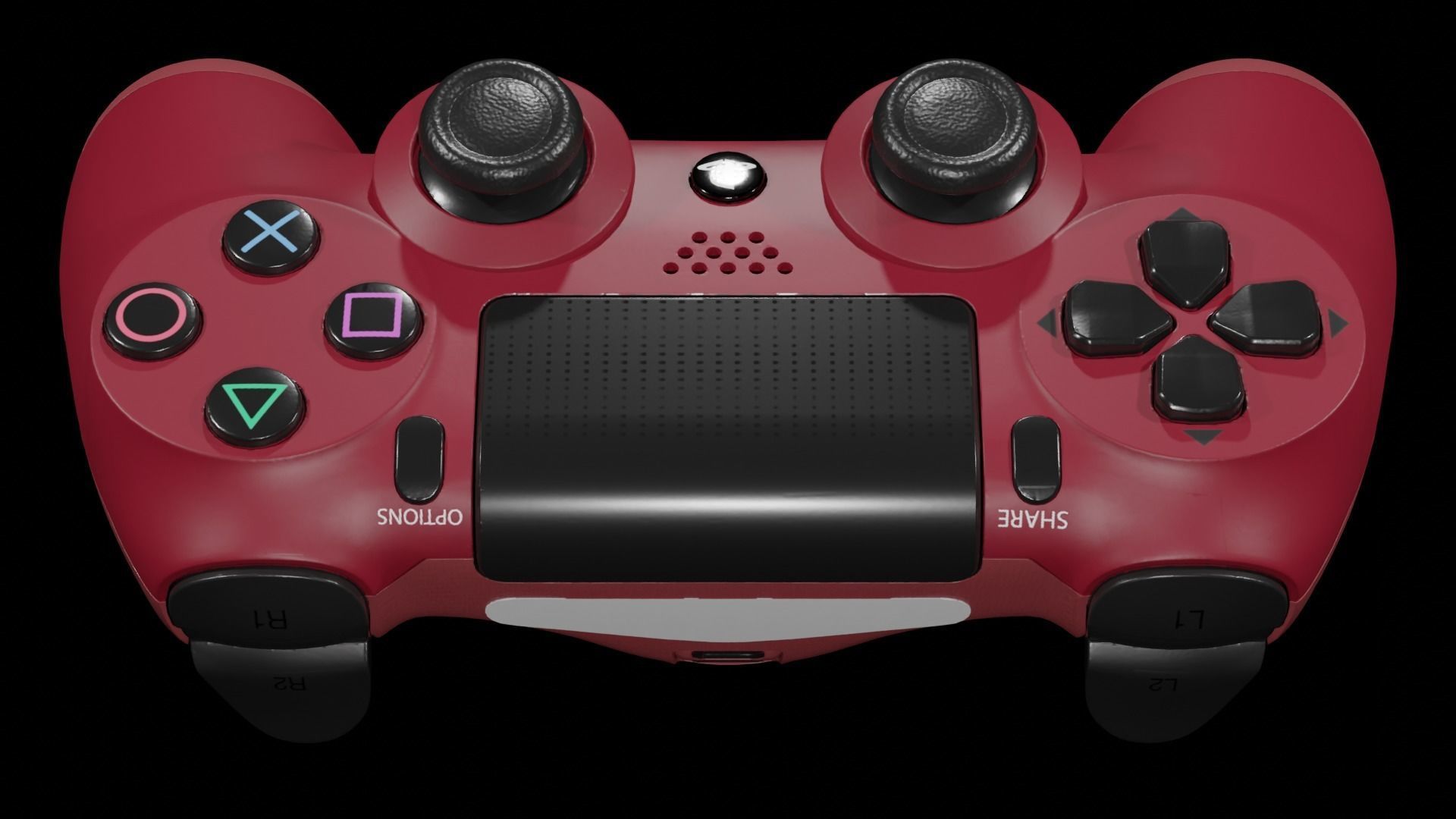 PS4 Controller DUALSHOCK4 3D model_2