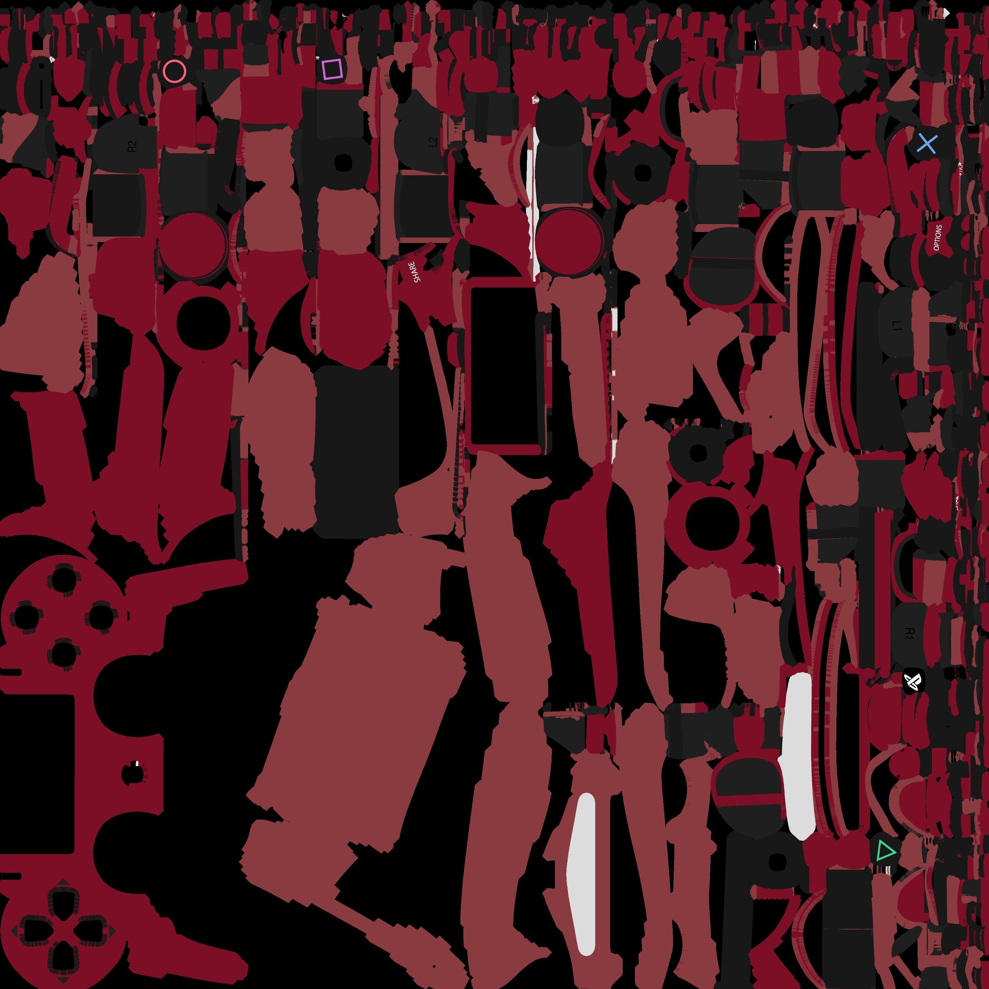 PS4 Controller DUALSHOCK4 3D model_19