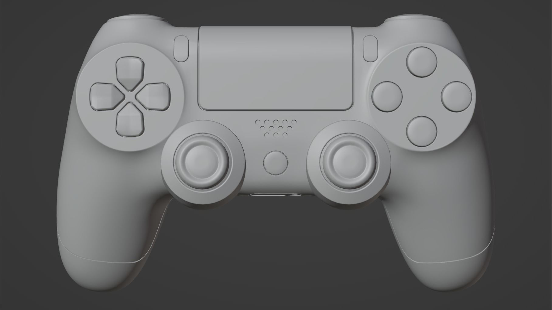 PS4 Controller DUALSHOCK4 3D model_4