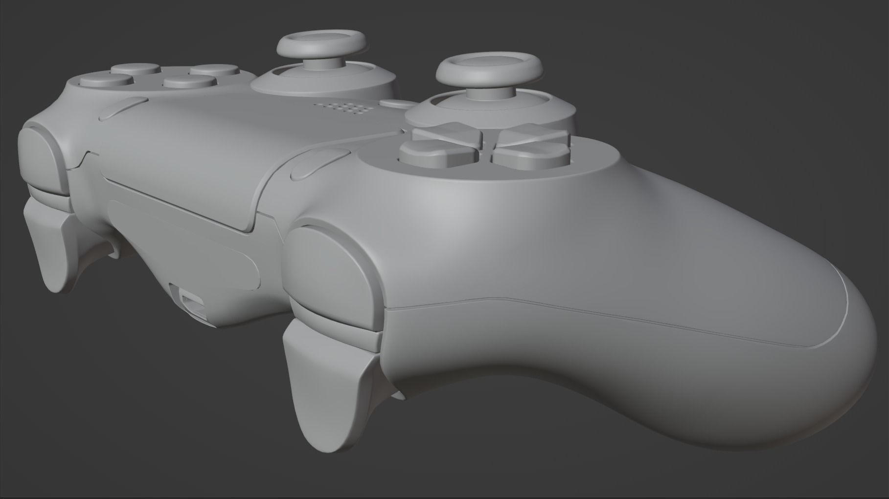 PS4 Controller DUALSHOCK4 3D model_7