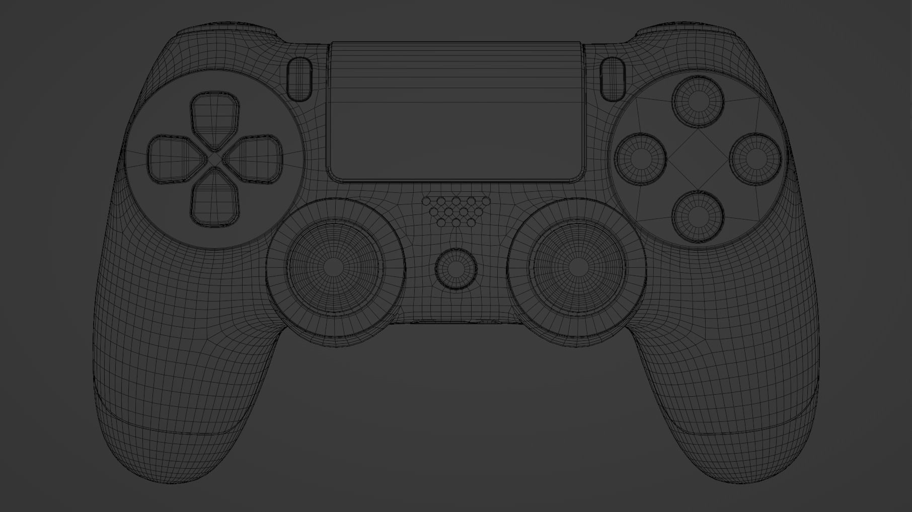 PS4 Controller DUALSHOCK4 3D model_5