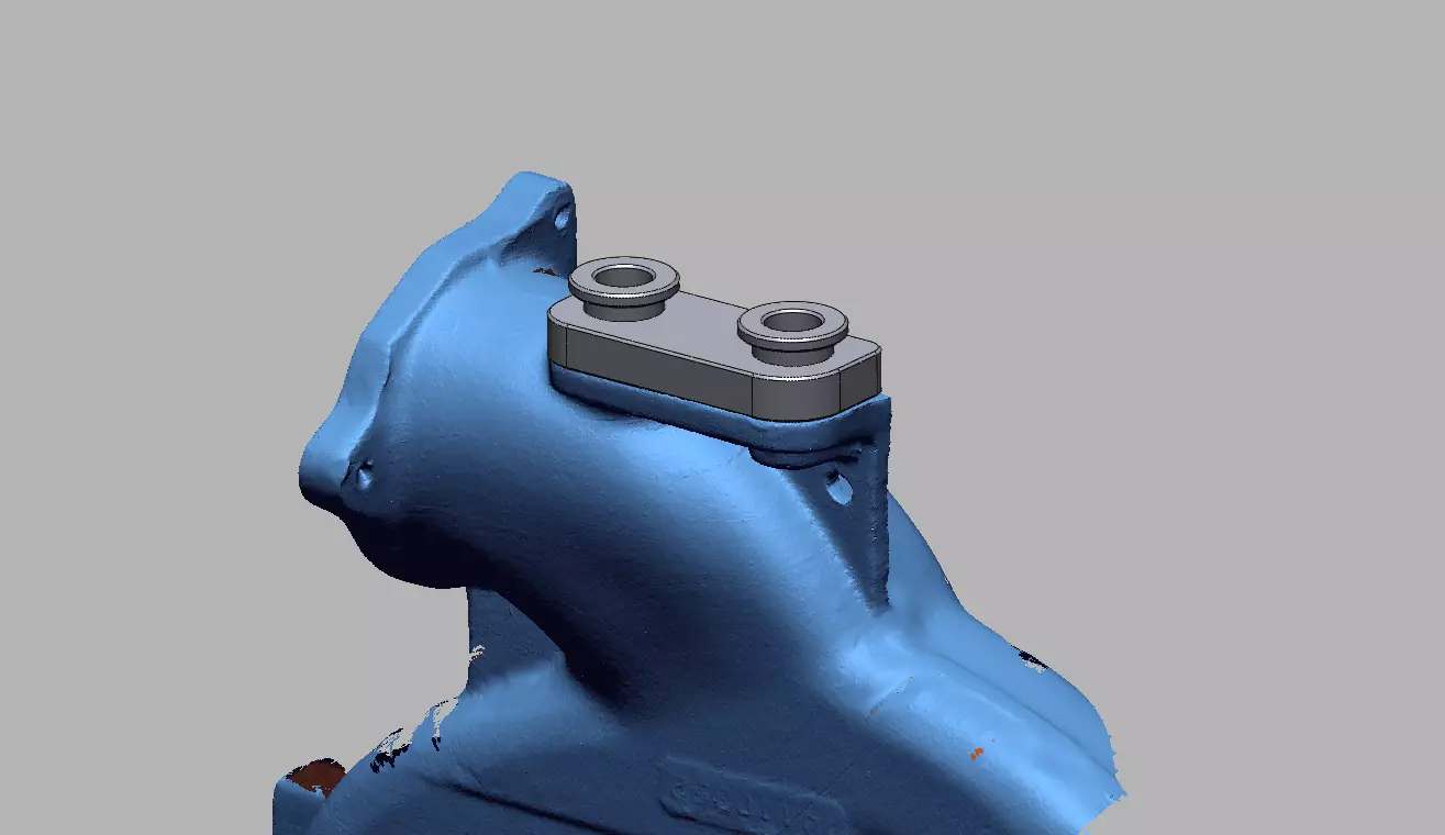Intake manifold Rubber mount 1 9 TDI 3D print model_0