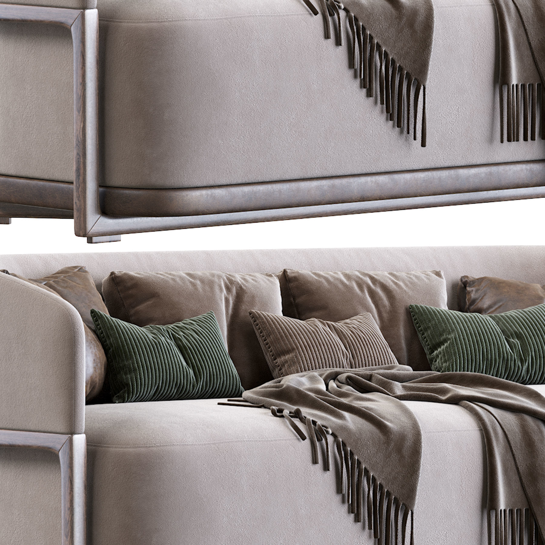 Frida Flexform Sofa 3D model_19