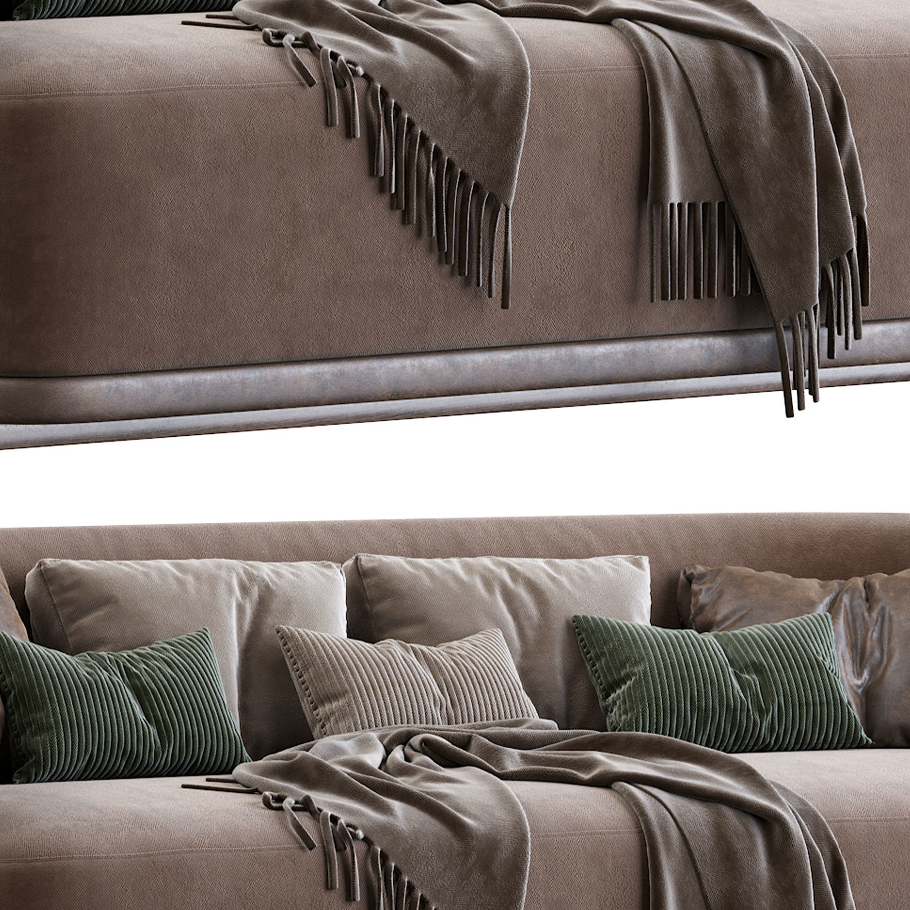 Frida Flexform Sofa 3D model_7