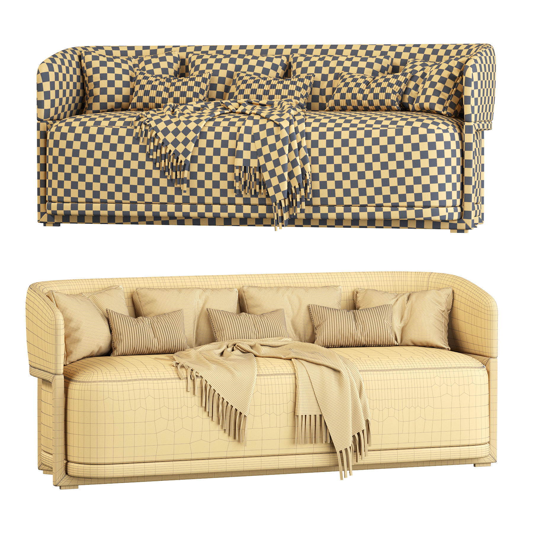 Frida Flexform Sofa 3D model_4