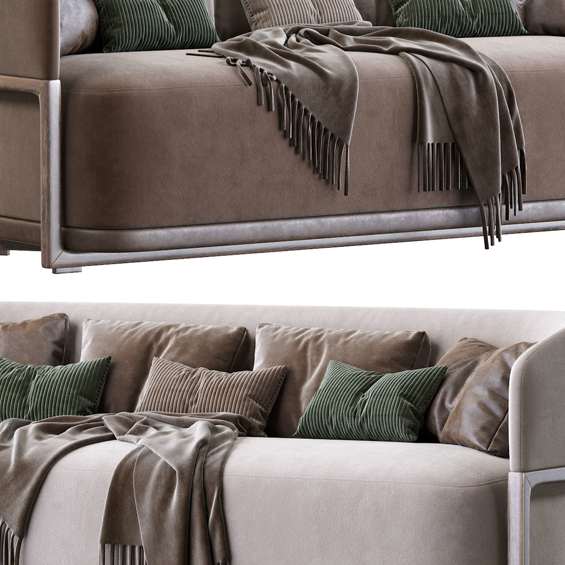 Frida Flexform Sofa 3D model_3