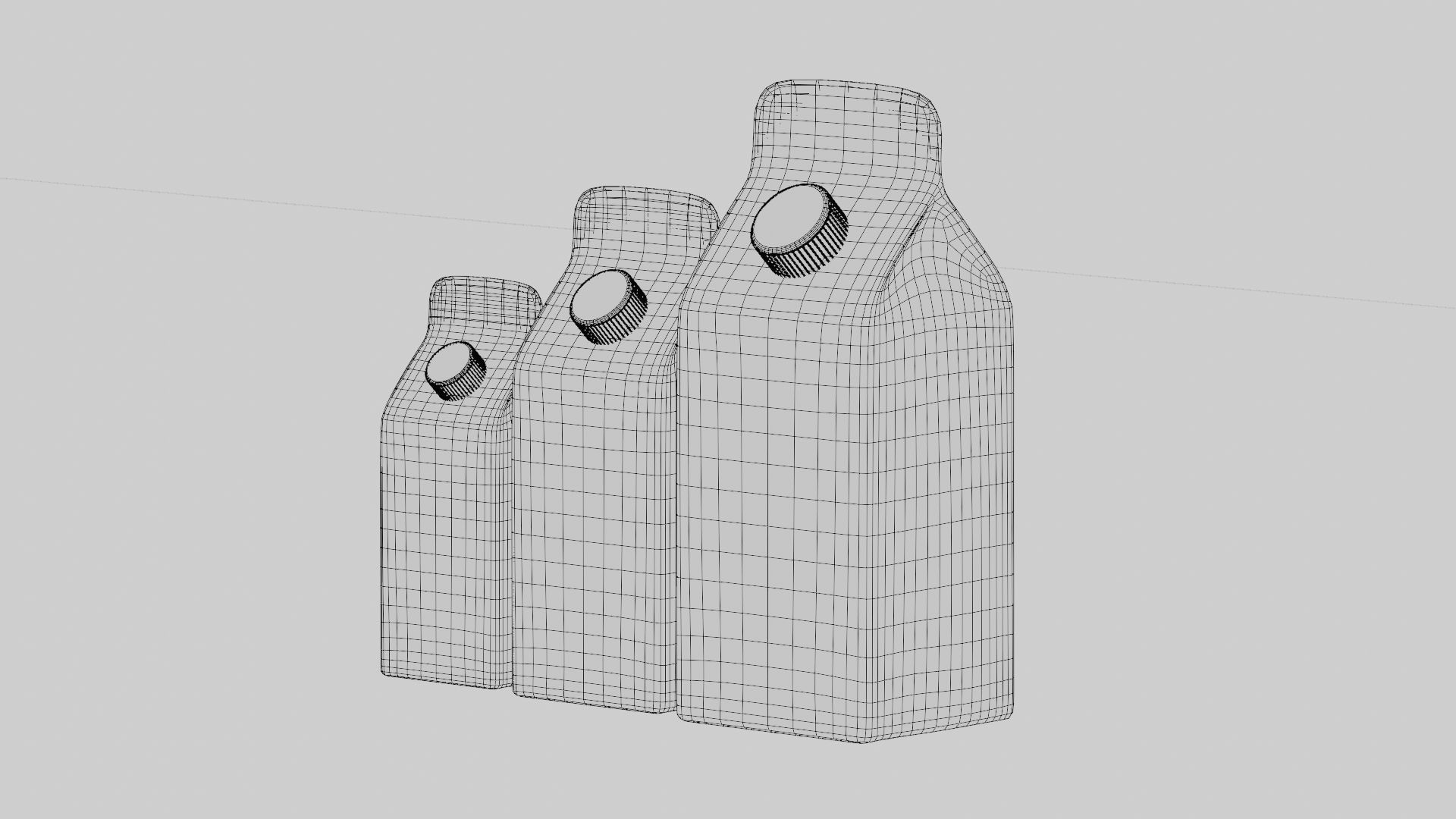 Milk Packing 3D model Low-poly 3D model_14