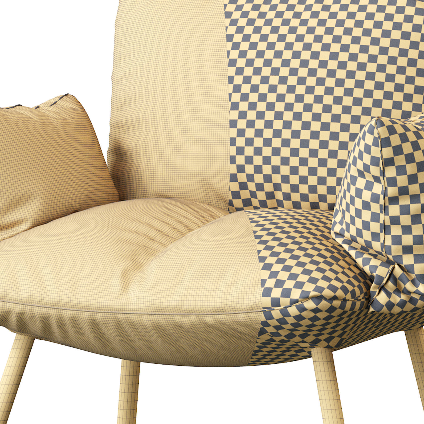 Pil Bonaldo Armchair 3D model_21