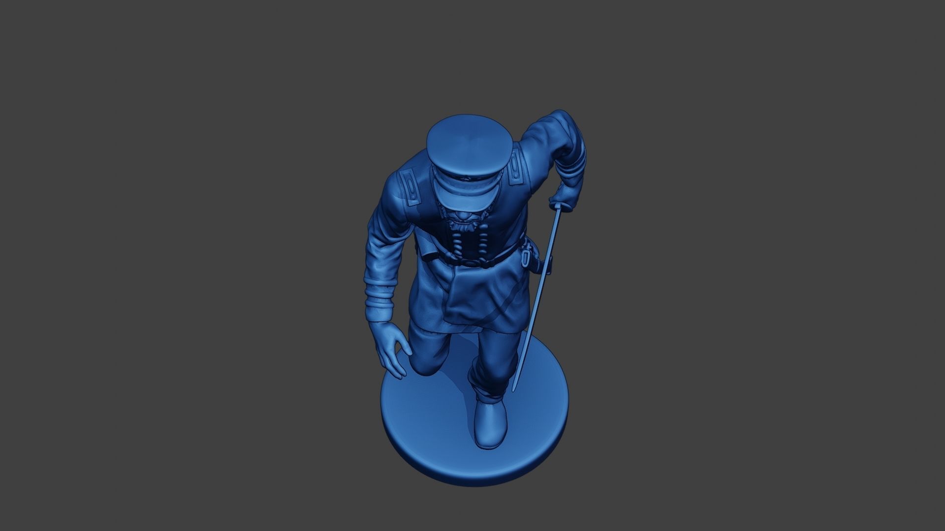 American Naval Officer Run Civil War Union ACWUS1 3D print model_14