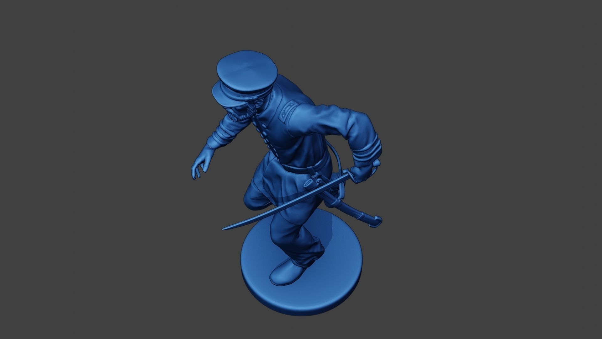 American Naval Officer Run Civil War Union ACWUS1 3D print model_15