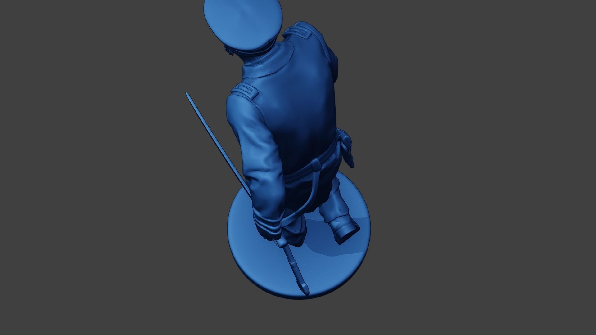 American Naval Officer Run Civil War Union ACWUS1 3D print model_16