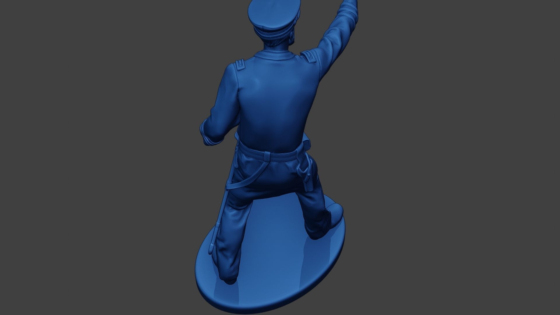 American Naval Officer Shooting Civil War Union ACWUS1 3D print model_22