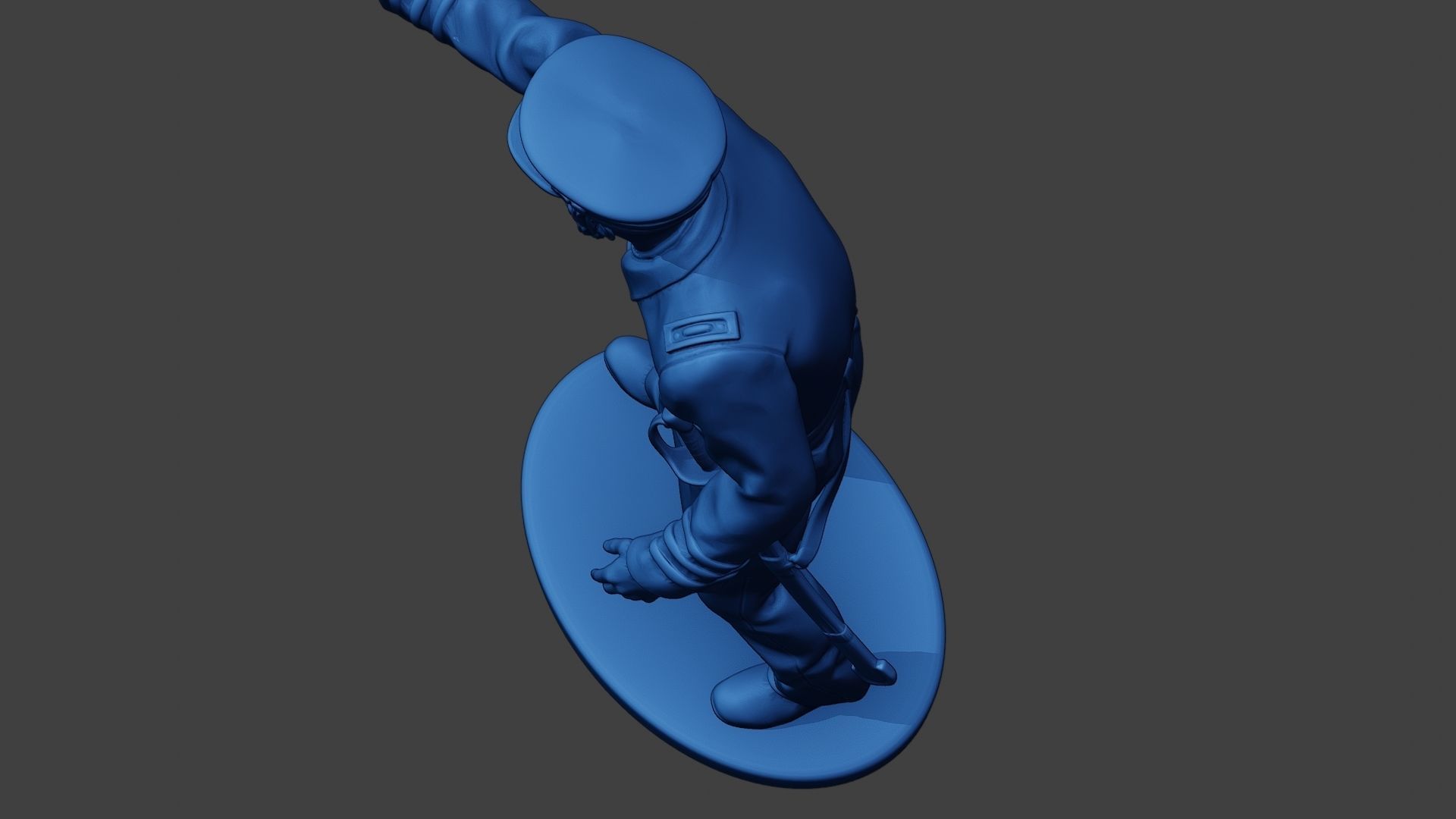 American Naval Officer Shooting Civil War Union ACWUS1 3D print model_16