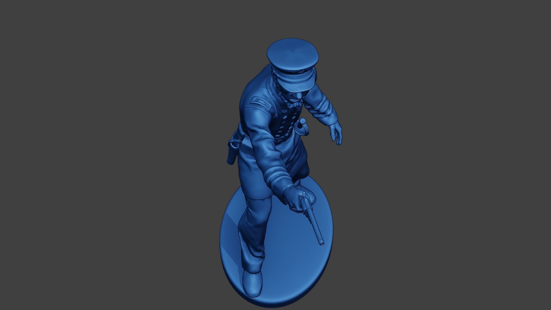 American Naval Officer Shooting Civil War Union ACWUS1 3D print model_14